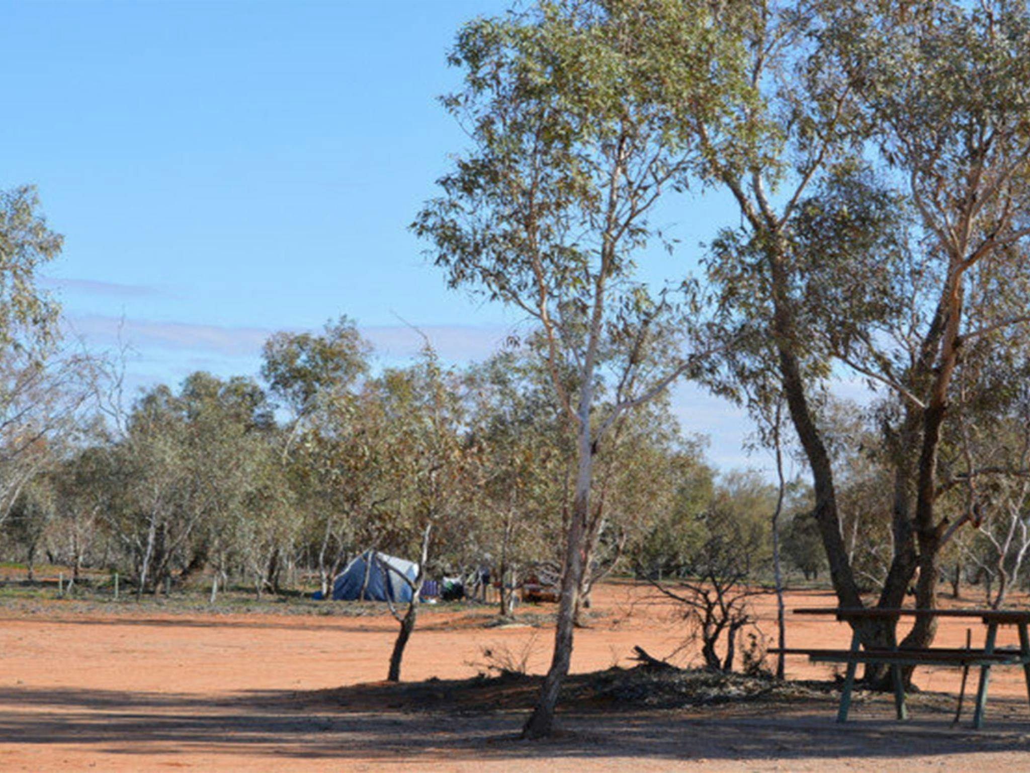 Fort Grey campground, Sturt National Park. Photo: Dinitee Haskard OEH