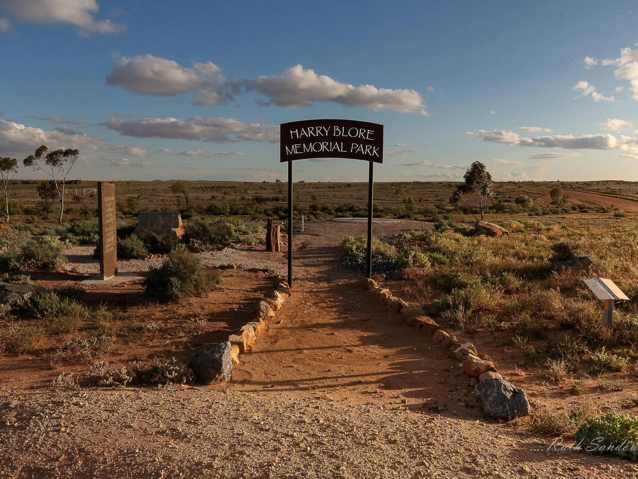 Entrance to Milparinka Memorial Garden